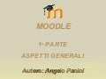 Moodle prima parte: aspetti generali