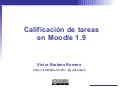Calificación de tareas en Moodle 1.9