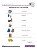 Morning Checklist - Younger Child