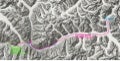 Greg Mortenson&rsquo;s Route from K2 to Askole, 1993.