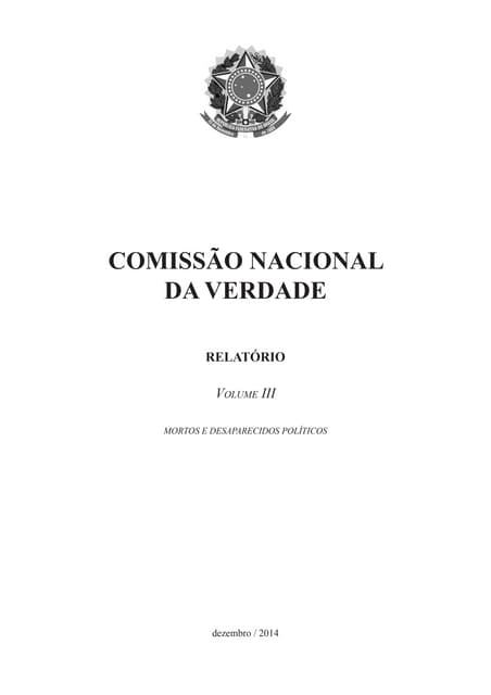 Relatório Final CNV - Volume III - Introdução 