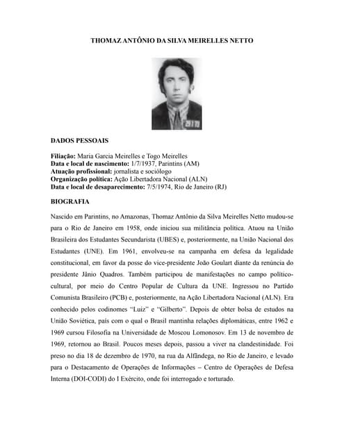 Relatório CNV - Volume III - Mortos...