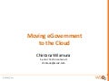 Moving E Government to the Cloud