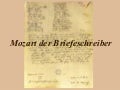 Mozart der Briefeschreiber 