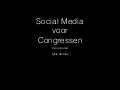 MPI NL Education Session: Social Media