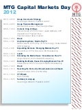 Mtg capital markets day   agenda