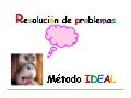 Método ideal resolución de problemas