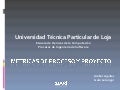 Métricas del Software