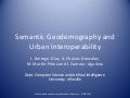 Semantic Geodemography and Urban interoperability