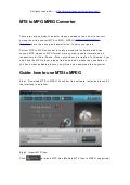 Mts to mpg mpeg converter