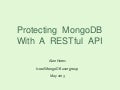 MongoDB user group israel May