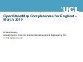 OpenStreetMap Completeness for England 03/10