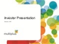 Investor Presentation - December