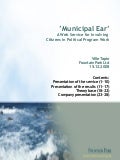 Municipal Ear: A Web Service for Involving Citizens in Political Program Work 