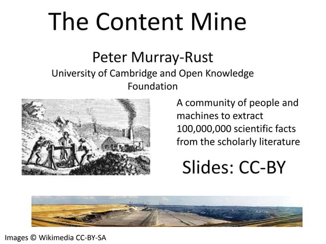 The Content Mine (presented at UKSG)