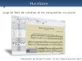 Presentation de MuseScore, logiciel libre d&rsquo;édition de partitions musicales