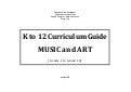 Music and art   k to 12 curriculum guide