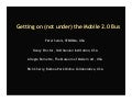 Getting On (not Under) the Mobile 2.0 Bus