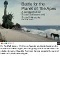 Battle for the Planet of The Apes A perspective on  Social Software and  Social Networks