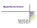 Myasthenia gravis