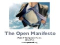 The Open Manifesto: how to work smarter, supercharge collaboration and (maybe) change the world | Matt Thompson, Mozilla Drumbeat