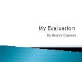 My Evaluation Final
