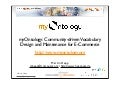 myOntology: Community-driven Vocabulary Design and Maintenance for E-Commerce