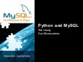MySQL User Conference 2009: Python and MySQL