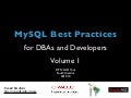MySQL Best Practices - OTN LAD Tour