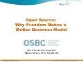 Mårten Mickos&rsquo;s presentation "Open Source: Why Freedom Makes a Better Business Model"