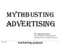 Mythbusting Advertising by Dr Augustine Fou