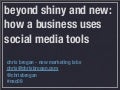 Beyond Shiny And New - for NAC