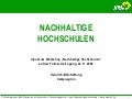 Nachhaltige Hochschulen