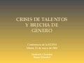 Nadereh chamlou crisis de talentos y brecha de género espanol