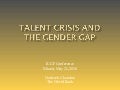 Nadereh chamlou talent crisis and gender equality english