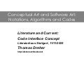Conceptual art and Software Art