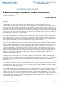 Nanobiotechnologies- applications, markets and companies