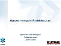 Nanotechnology In Finnish Industry 2004