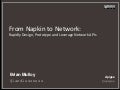 From Napkin to Network: Rapidly Design, Prototype and Leverage Network APIs