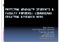 Nariani - Enticing Graduate Students and Faculty Members: Librarians Creating Research Webs