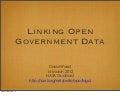 Linking Open Government Data