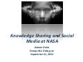 Knowledge Sharing and Social Media at NASA