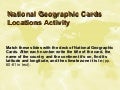 Nat Geog Cards