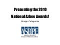 2010 National Print Azbees - Design Award Winners
