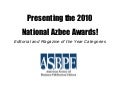 2010 National Print Azbees - Editorial Award Winners