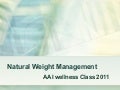 Natural weight management