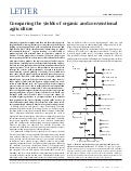 Comparing the yields of Organic and Conventional Agriculture - Verena Seufert