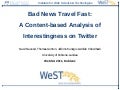 Bad News Travel Fast: A Content-based Analysis of Interestingness on Twitter
