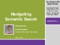 Navigating Semantic Search