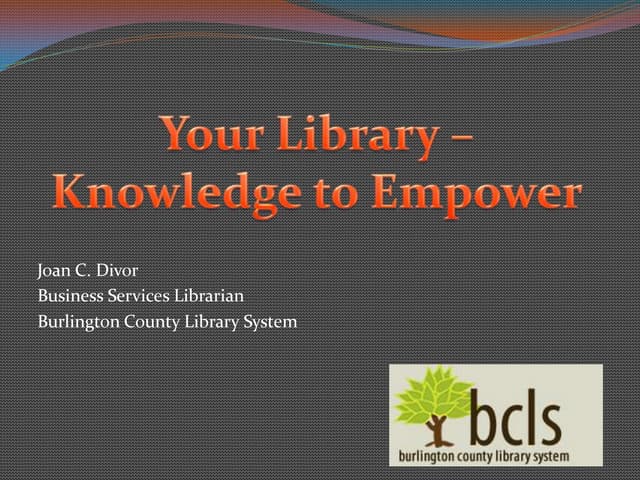 Your Library - Knowledge to Empower